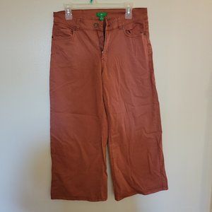 Red orange trouser pants